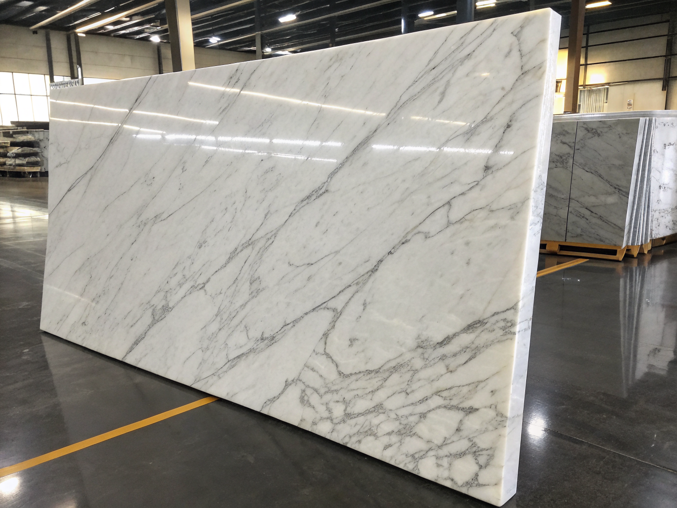Carrara marble slab texture
